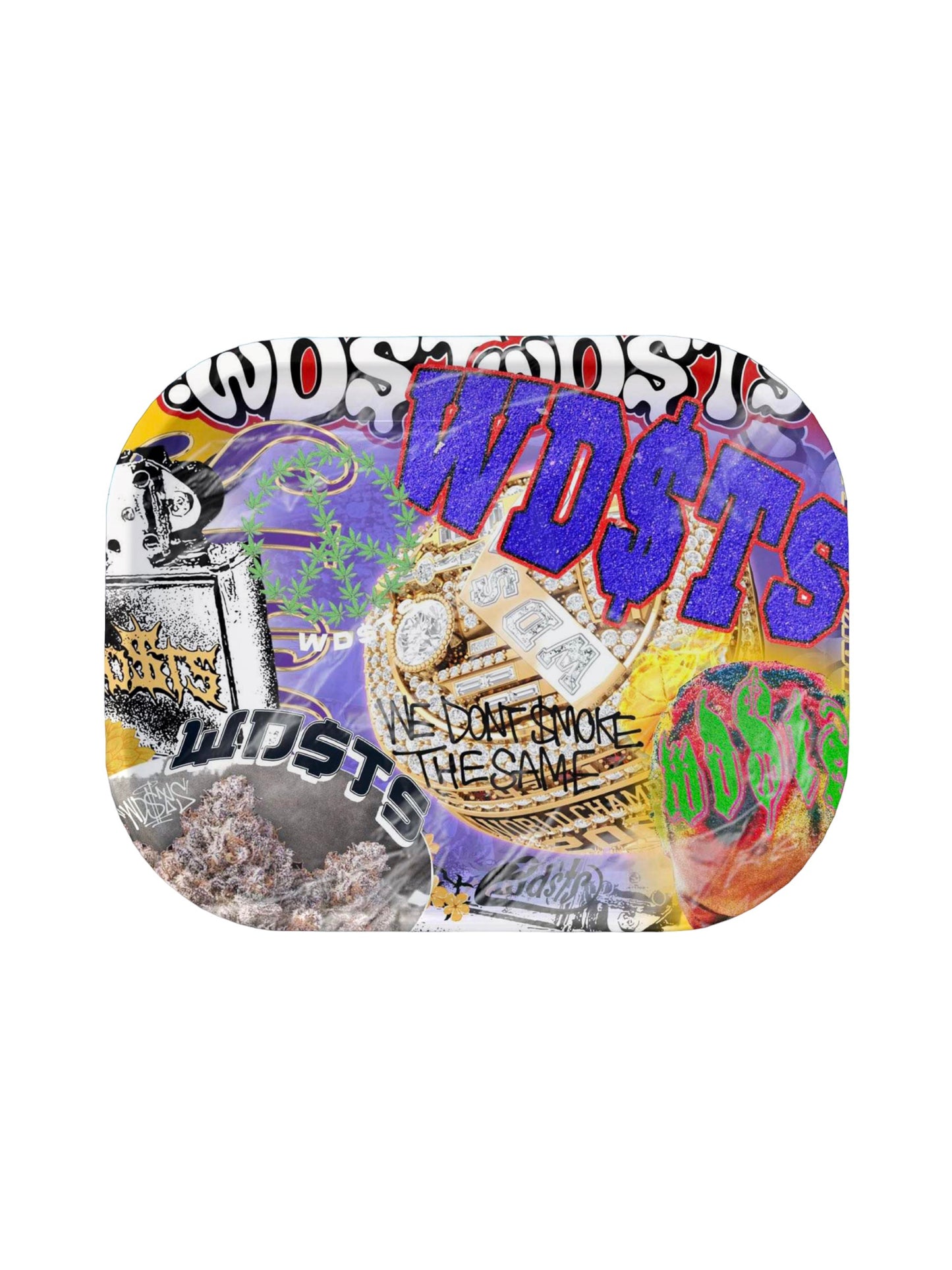 Stickers Rolling Tray We Don't Smoke The Same